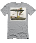 Friction Fire Production Using a Bow a Method Used By Prehistoric Men Colour Reproduction Halftone of a 19th Century Illustration American School T-Shirt