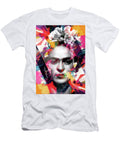 Frida Kahlo Colourful Abstract Gabriel Valentinus T-Shirt