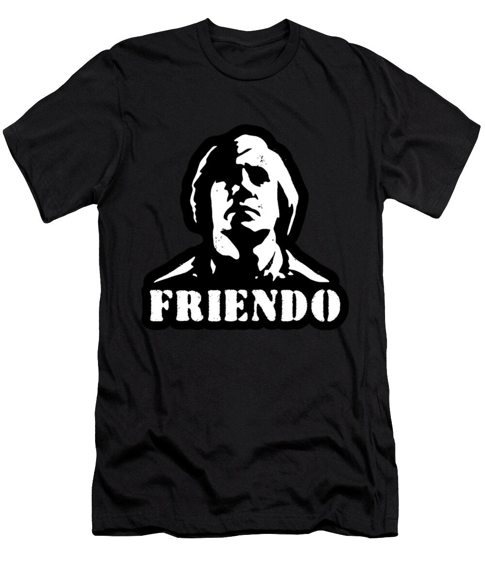 Friendo Stencil Girl Funny Cook Thomas T-Shirt