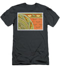 Frogs and Waterlillies Border of Flying Fish and Dragonflies and Centre with Hawk and White Mouse Maurice Pillard Verneuil T-Shirt