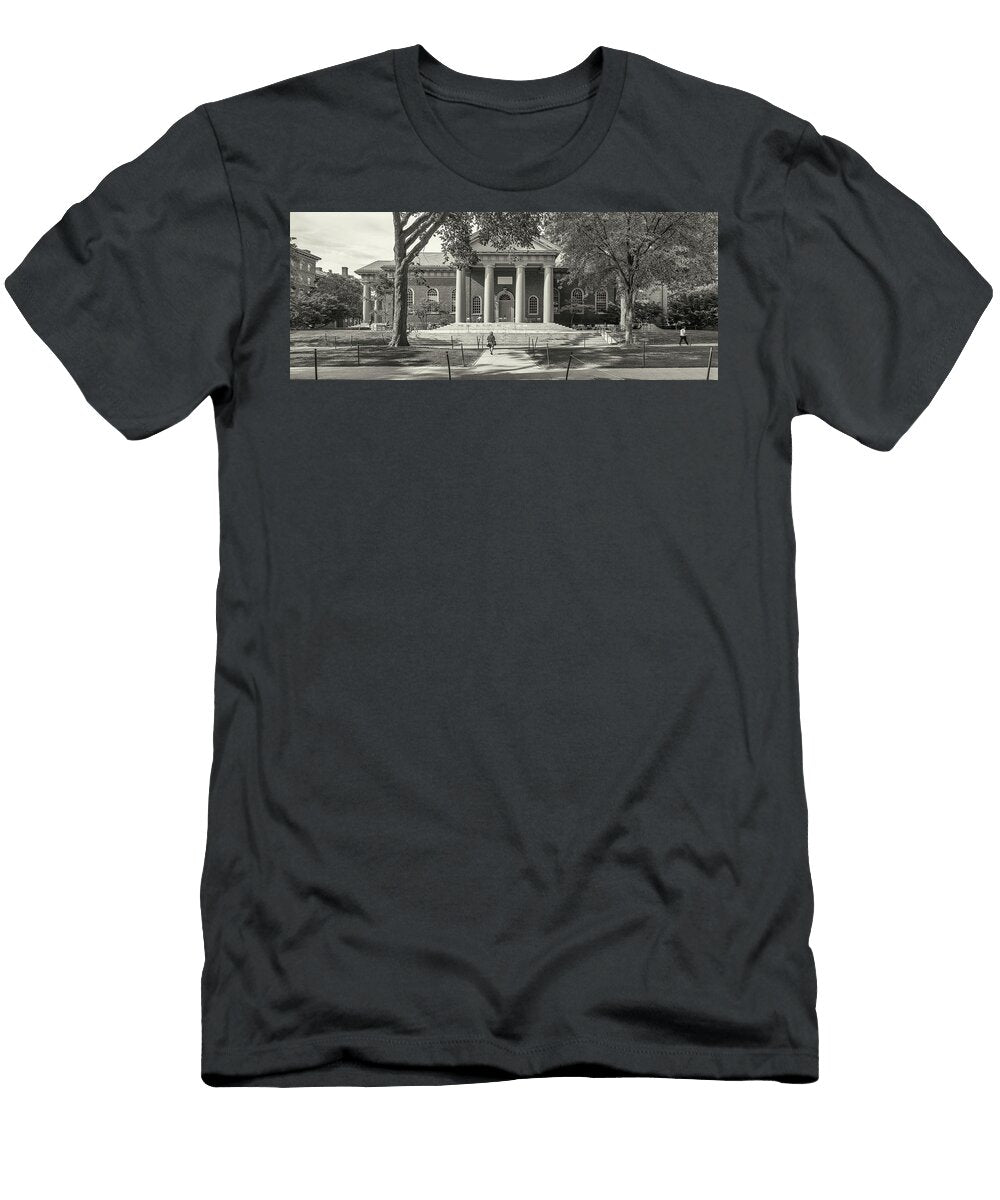 Front View of Memorial Church Building Panoramic Images T-Shirt