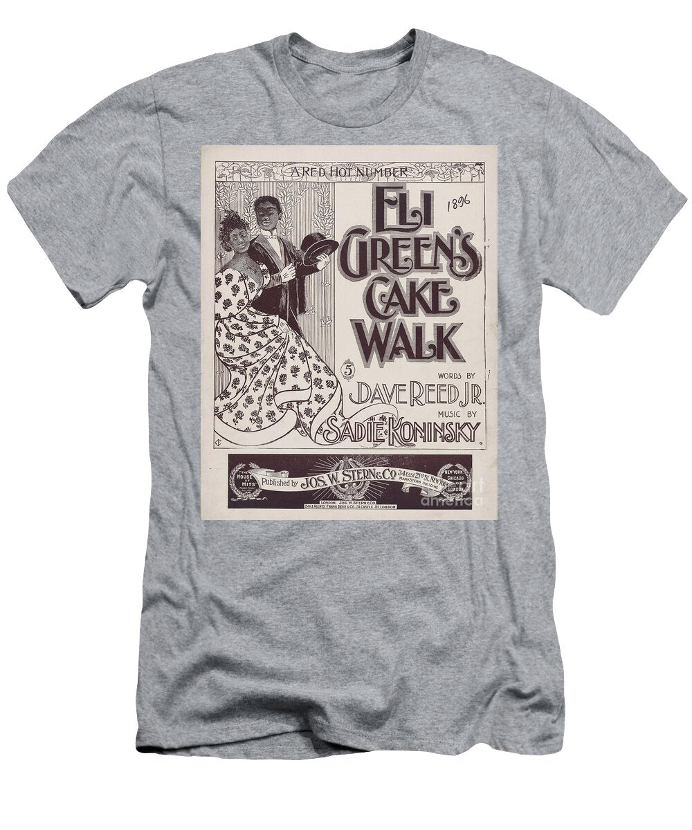 Frontispiece for Eli Greens Cake Walk By Dave Reed Jr and Sadie Koninsky C1896 Litho American School T-Shirt