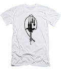 Fuchsia Stencil Art Karon Melillo Devega T-Shirt