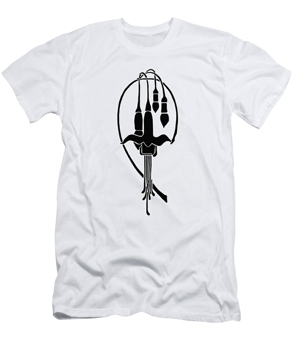 Fuchsia Stencil Art Karon Melillo Devega T-Shirt