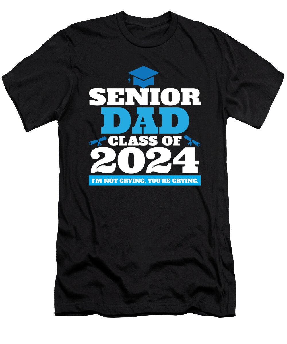 Funny Graduation Party Senior Dad Class of 2024 Proud Daddy Maximus Designs T-Shirt