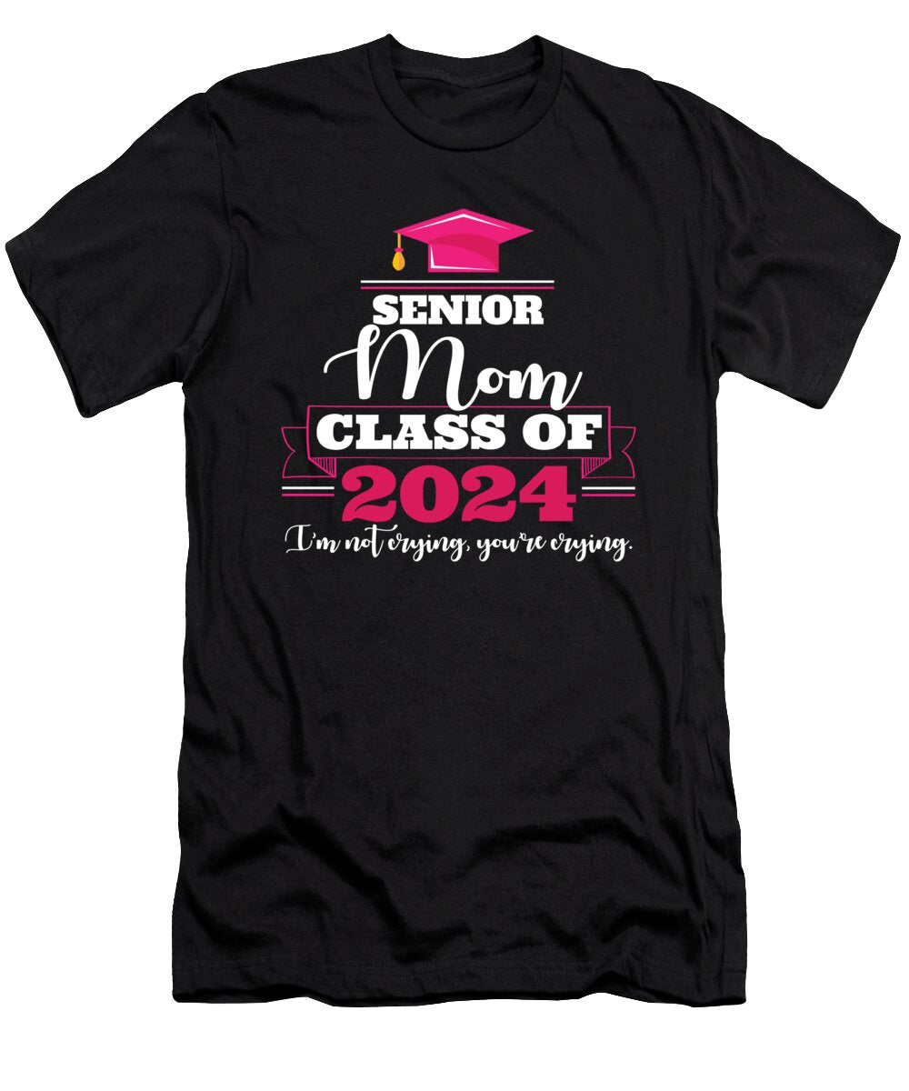 Funny Graduation Party Senior Mom Class of 2024 Proud Mama Maximus Designs T-Shirt