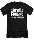 Funny Headbanging Is My Cardio Heavy Metal Gift Lisa Stronzi T-Shirt