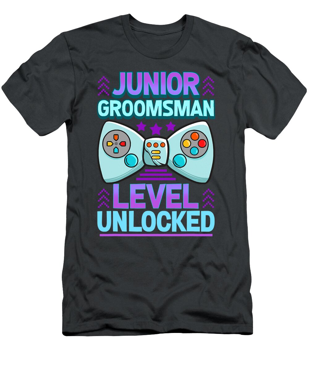 Funny Junior Groomsman Gaming Wedding Dalton Colton T-Shirt