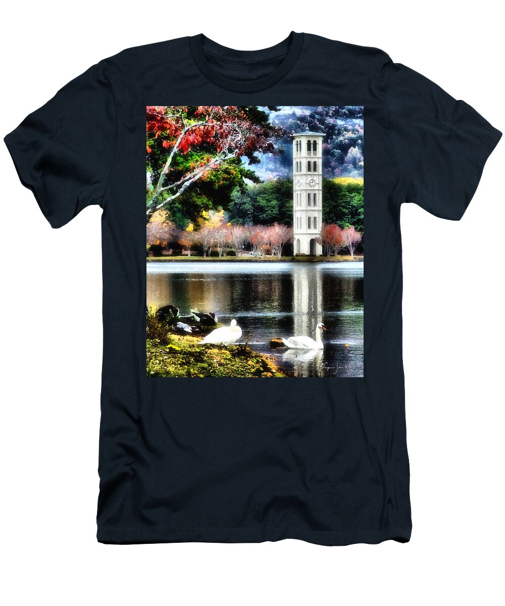 Furman University Bell Tower Lynne Jenkins T-Shirt