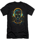 Futuristic Headphone Wearing Cyborg John Lutheran T-Shirt