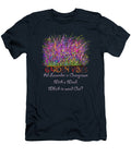 Garden Vibes All Lavender Is Overgrown with a Weed Which to Weed Out Olena Art Lena Owens T-Shirt
