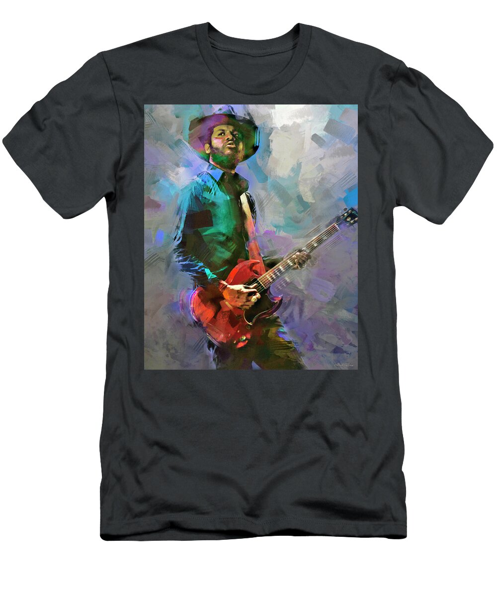 Gary Clarke Jr Blues Guitar Master Mal Bray T-Shirt