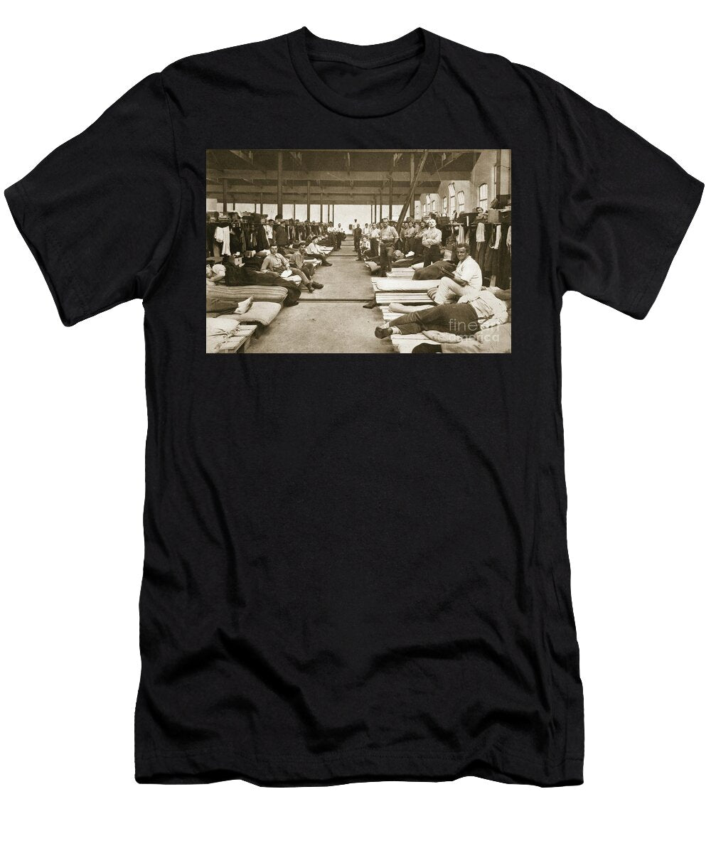 General Quarters Handforth Illustration From German Prisoners in Great Britain English Photographer T-Shirt