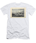 General View of Cairo with the Pyramids in the Distance M1 Historic Illustrations T-Shirt