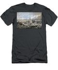 General View of Cairo with the Pyramids in the Distance M2 Historic Illustrations T-Shirt