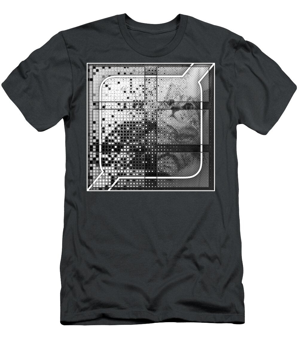 Geometric Halftone Portrait Marko Sabotin T-Shirt