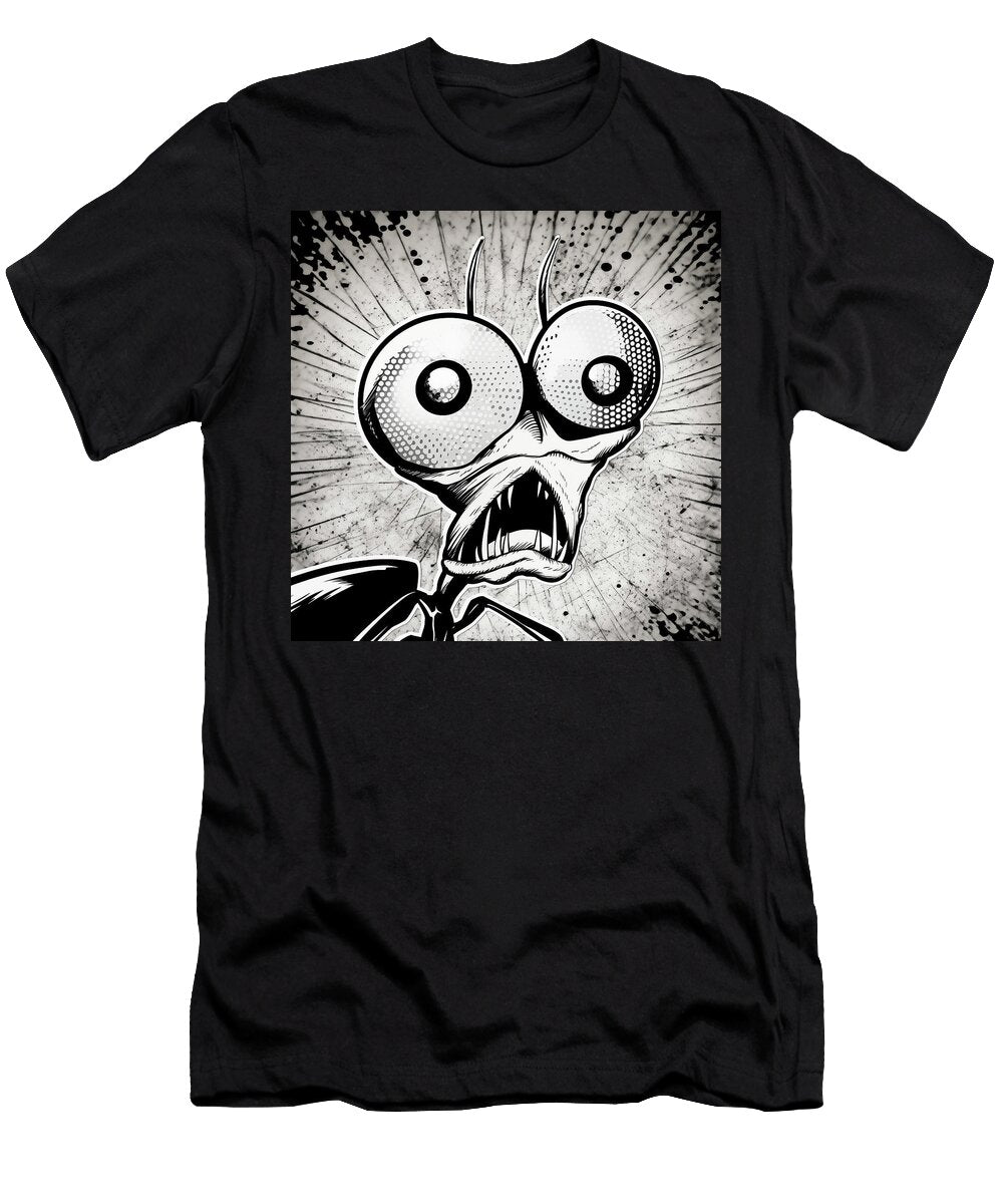 Giant Ant Head Comic Book Art 71 Mad Paperairplanes T-Shirt