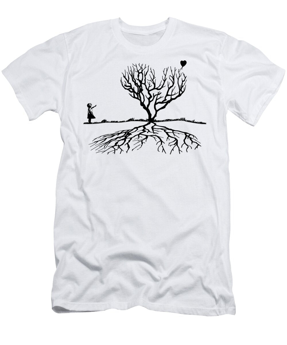 Girl Tree Balloon Robert C Aguirre T-Shirt
