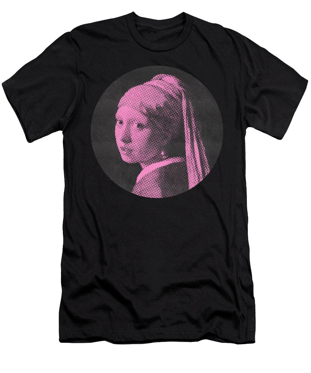 Girl with a Pearl Earring Vermeer Homero Samayoa T-Shirt