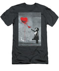 Girl with Red Balloon Kevin Walker and Pixel Reverie T-Shirt