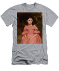 Girl with Ringlets in Pink Dress Th Century American School American Thth Century T-Shirt