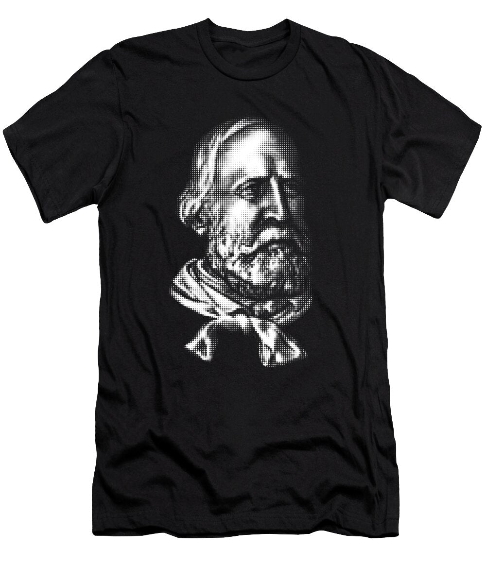Giuseppe Garibaldi Portrait Cu Biz T-Shirt