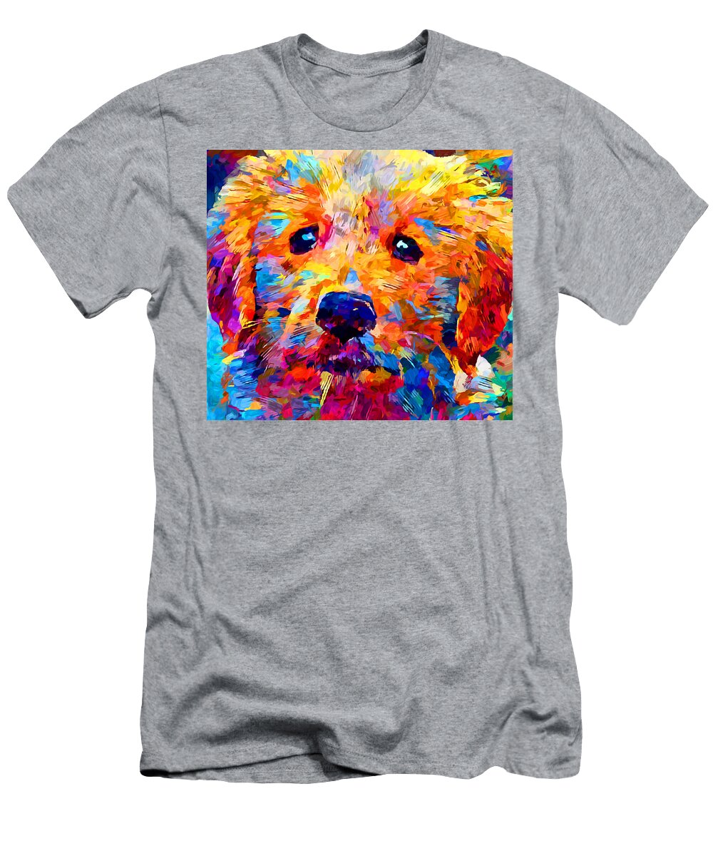 Golden Retriever 5 Chris Butler T-Shirt