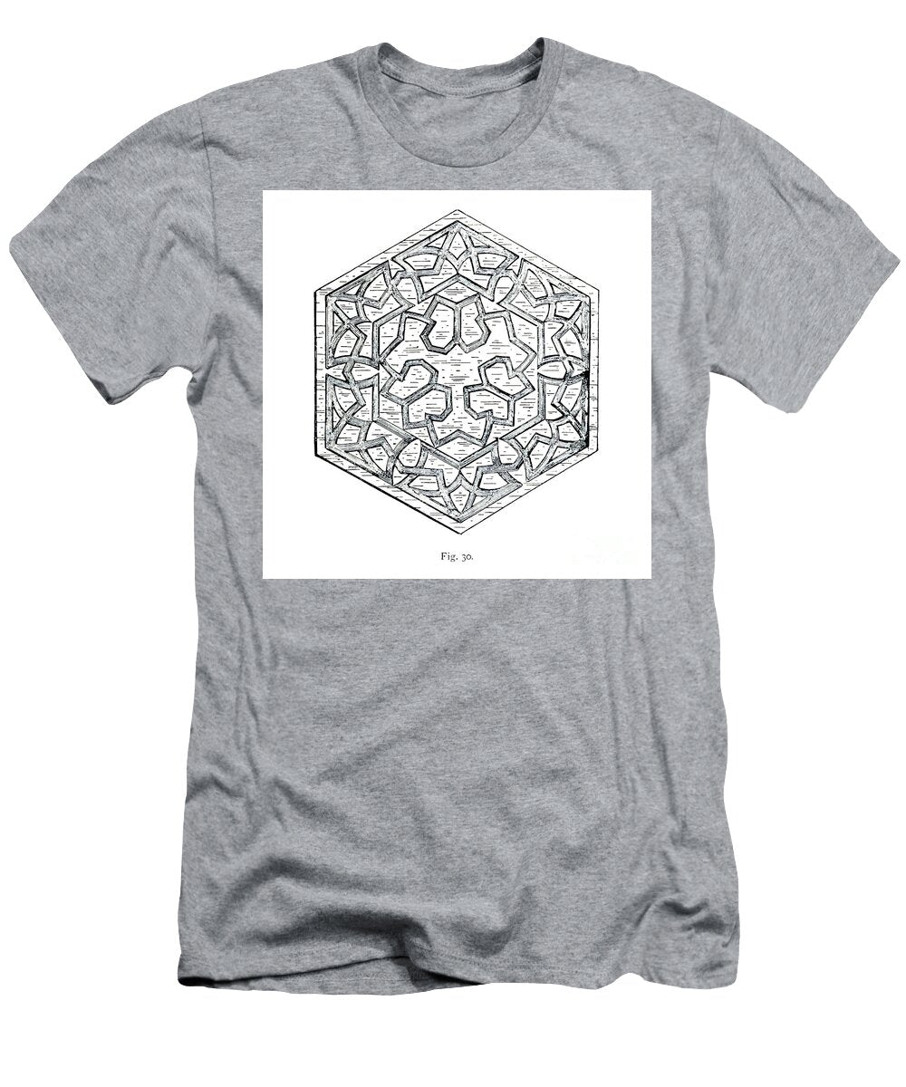 Gouge Work Geometric Design R1 Historic Illustrations T-Shirt