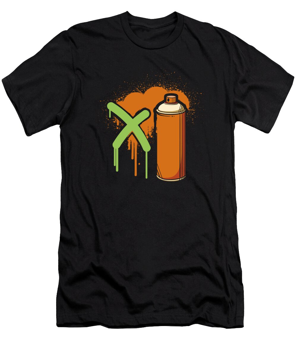 Graffiti Fat Cap Spray Paint Cans Artist Maximus Designs T-Shirt
