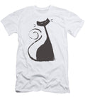 Graffitti Stencil Black Cat Paul Schrank T-Shirt