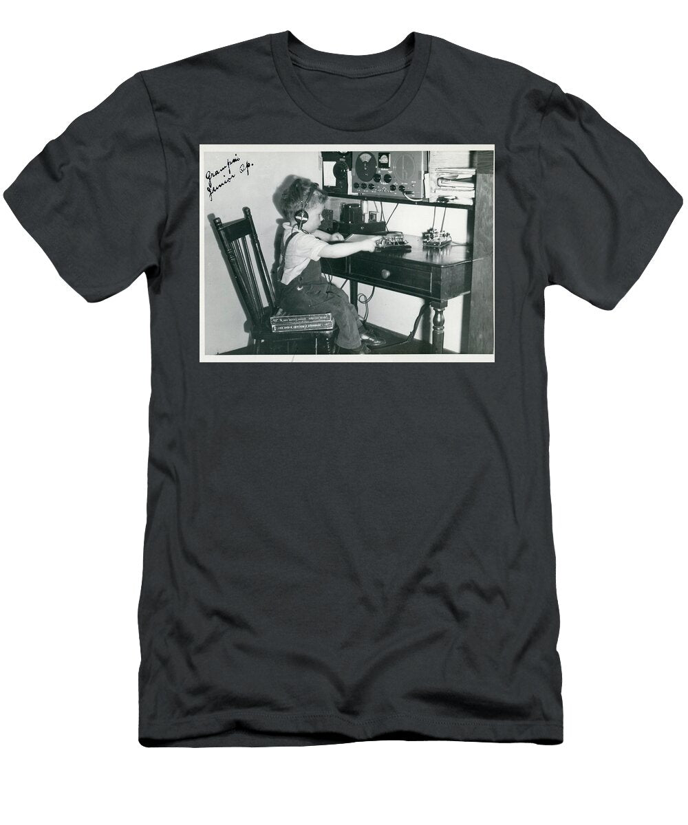 Grandpas Junior Operator Age 5 Lawrence Christopher T-Shirt