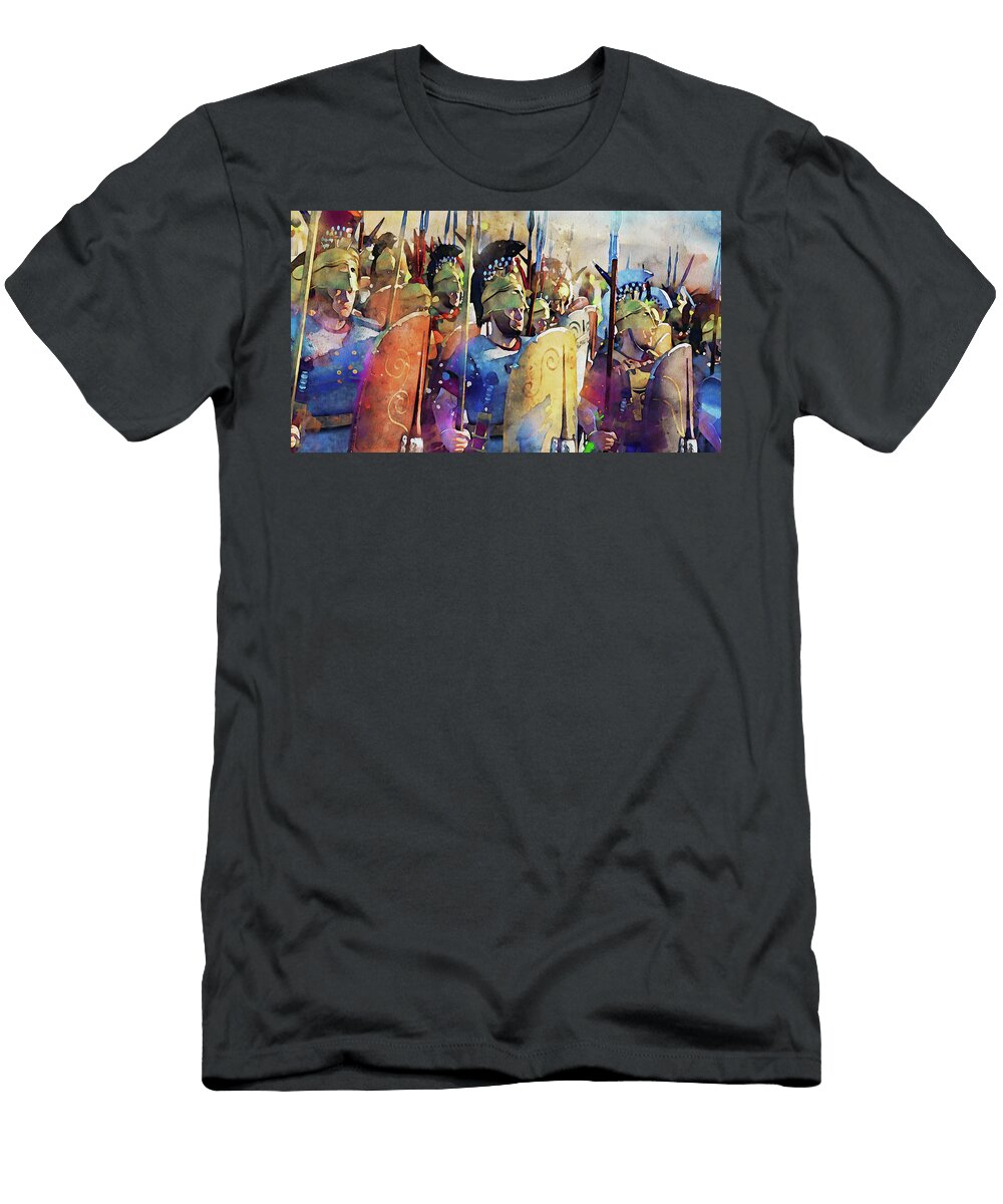 Greek Hoplites 04 Am Fineartprints T-Shirt