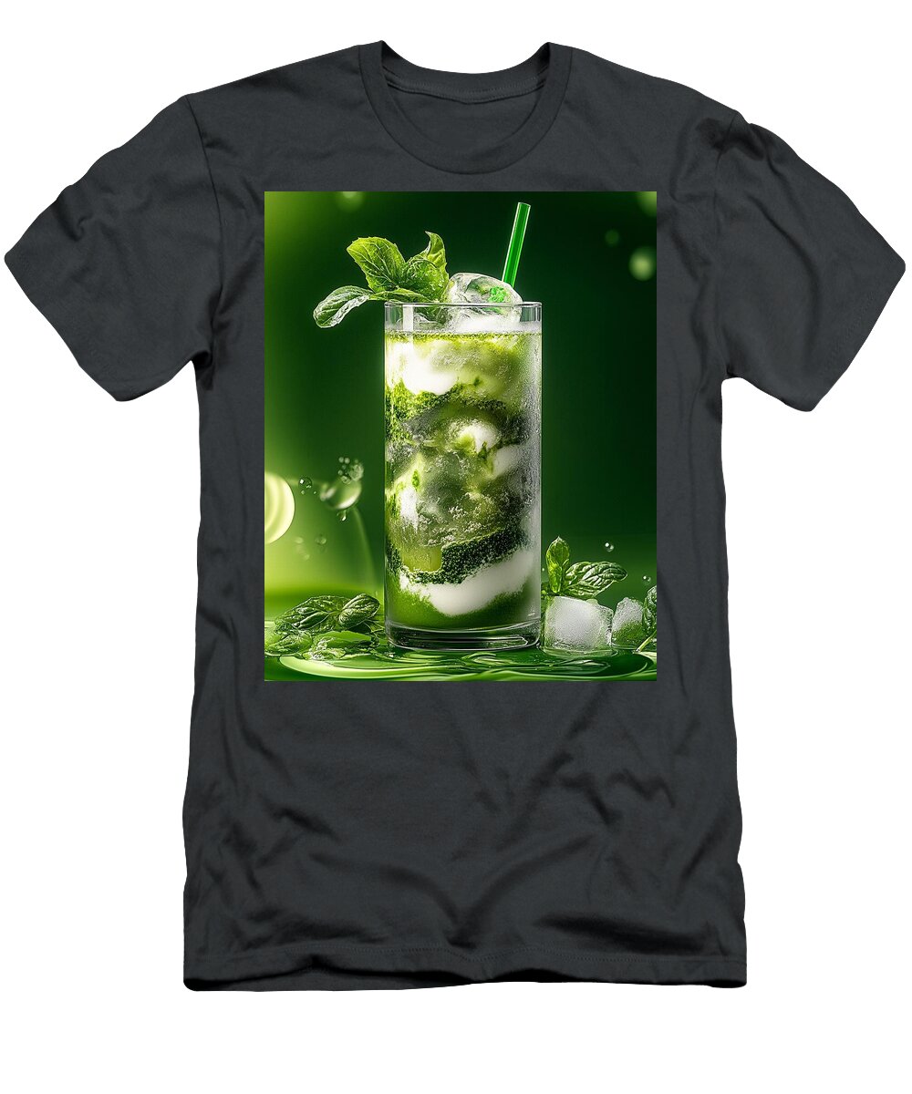 Green Goes Pop Xenia Bordeaux T-Shirt