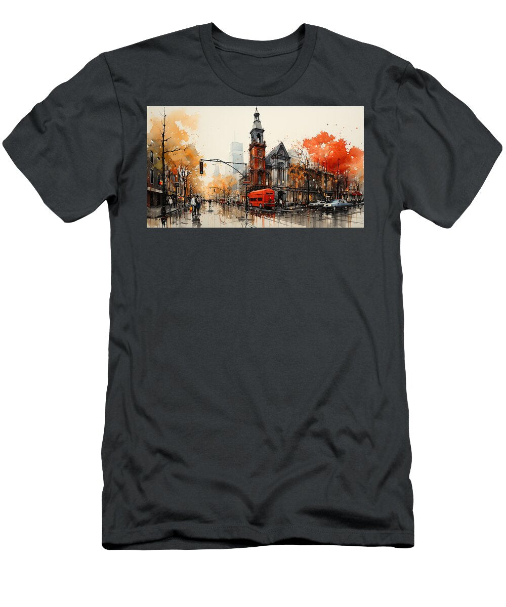 Greenwich Village New York City Evie Carrier T-Shirt