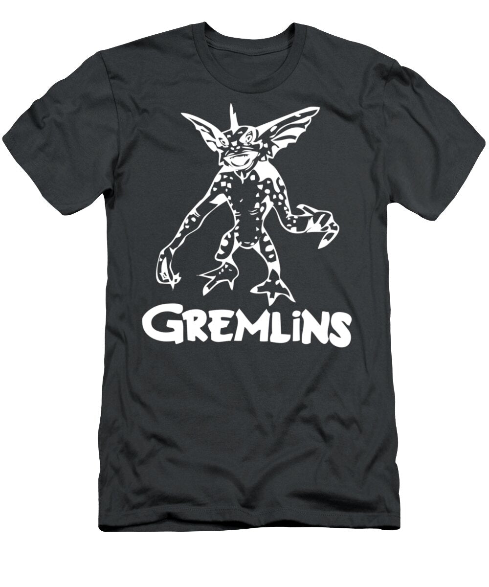 Gremlins Stencil White Kennedy Oliver T-Shirt