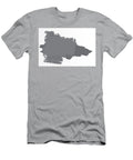 Grey Grunge Background Bigalbaloo Stock T-Shirt