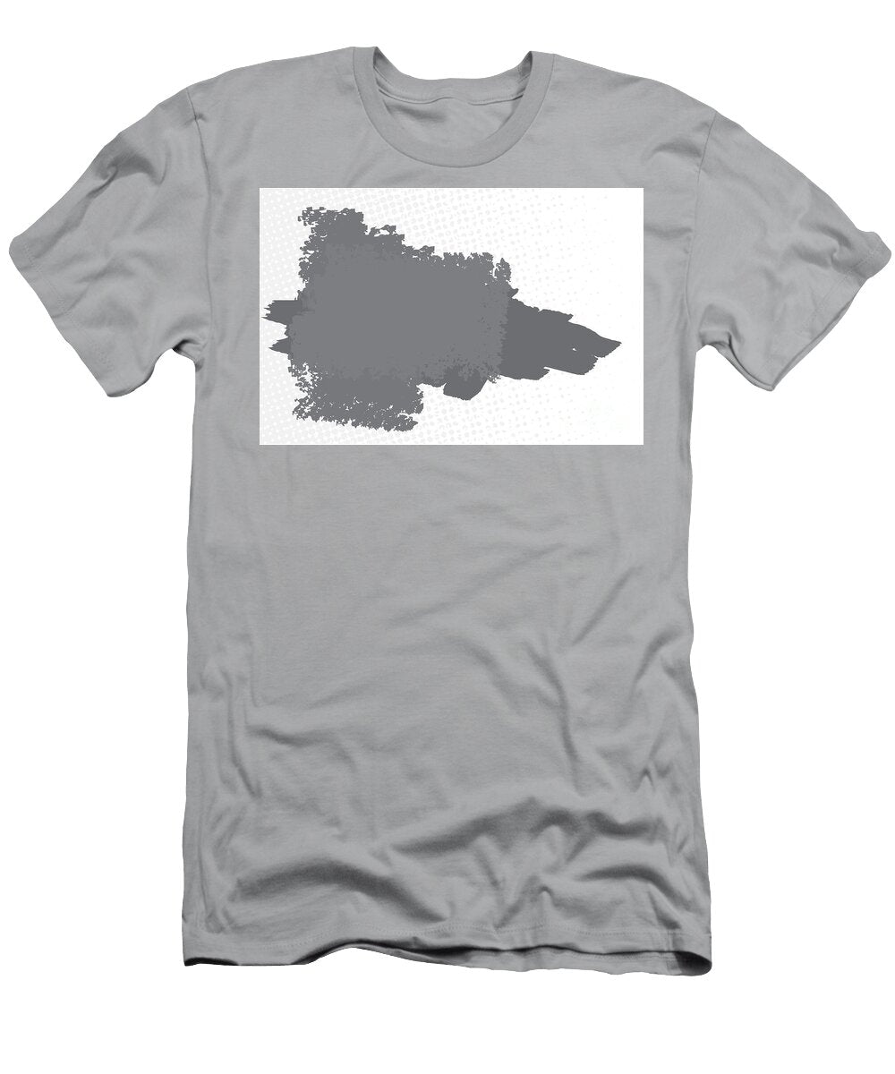 Grey Grunge Background Bigalbaloo Stock T-Shirt