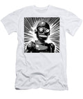 Grinning Robot Comic Book Panel 110 Mad Paperairplanes T-Shirt