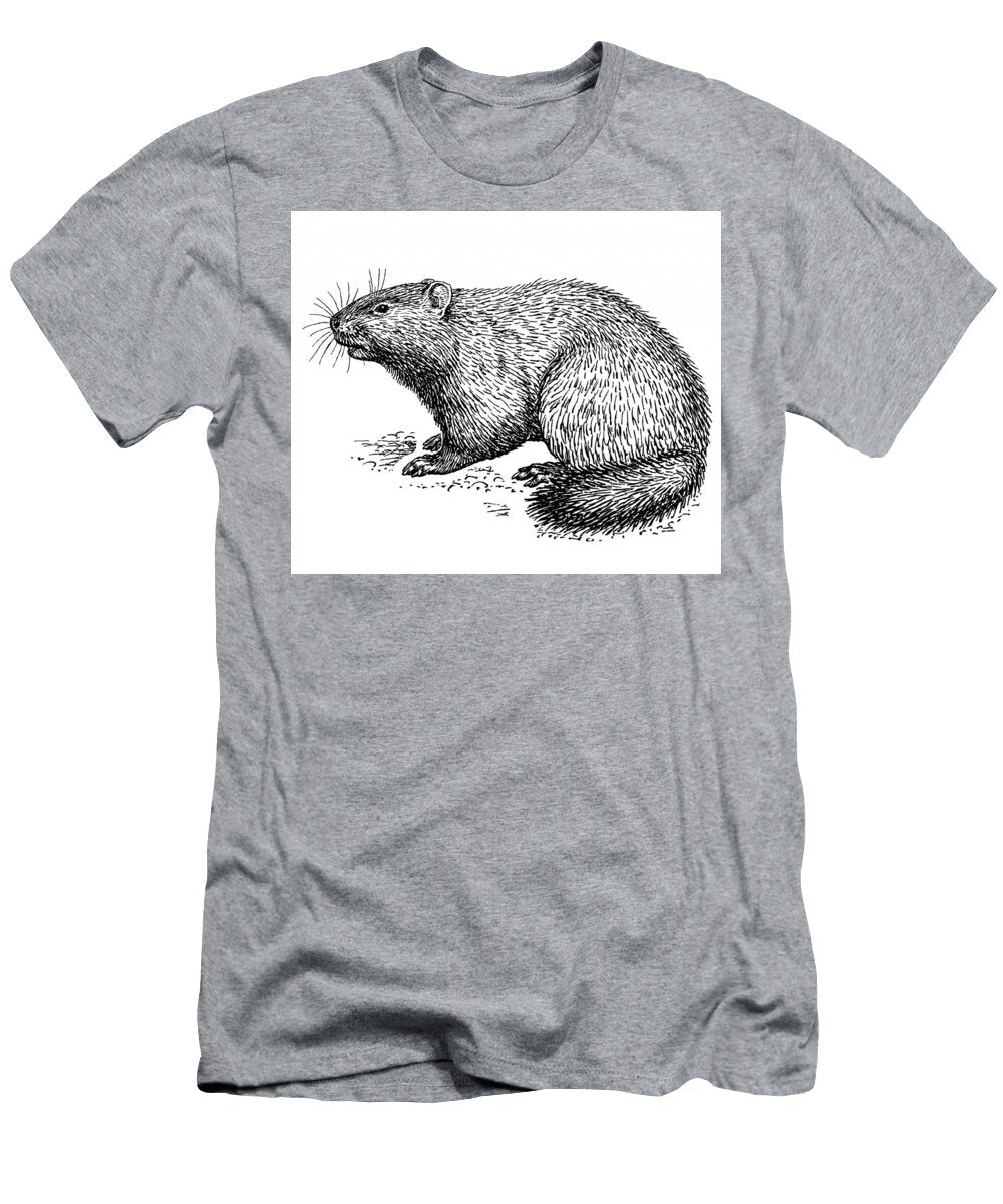 Groundhog Illustration Clipart Les Classics T-Shirt
