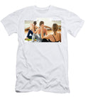 Group of People Doing Yoga Exercise in Class Maria Kray T-Shirt
