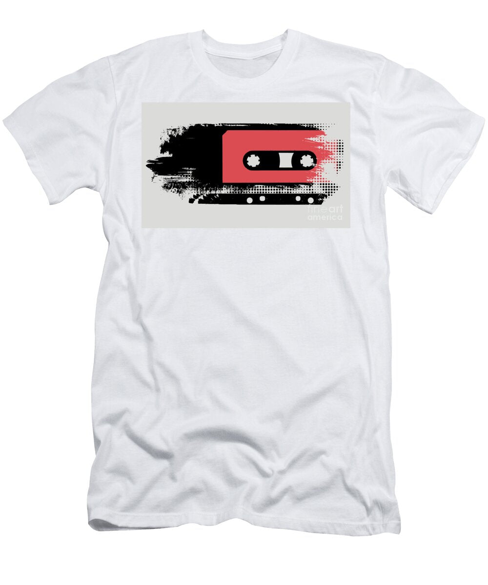 Grunge Faded Analogue Retro Audio Tape Shawn Hempel T-Shirt