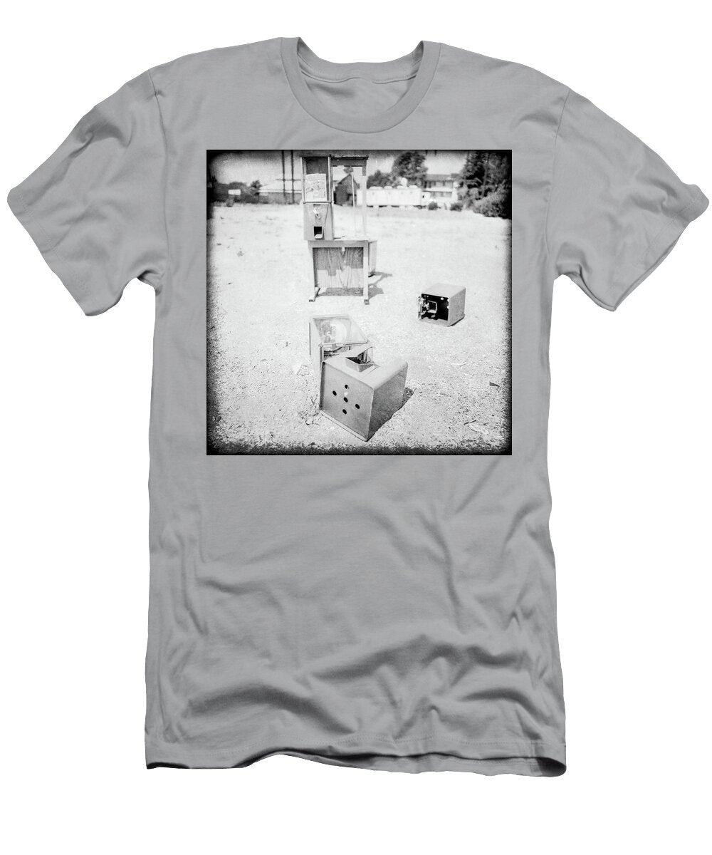 Gumball Machine Destruction in Bw Yopedro T-Shirt