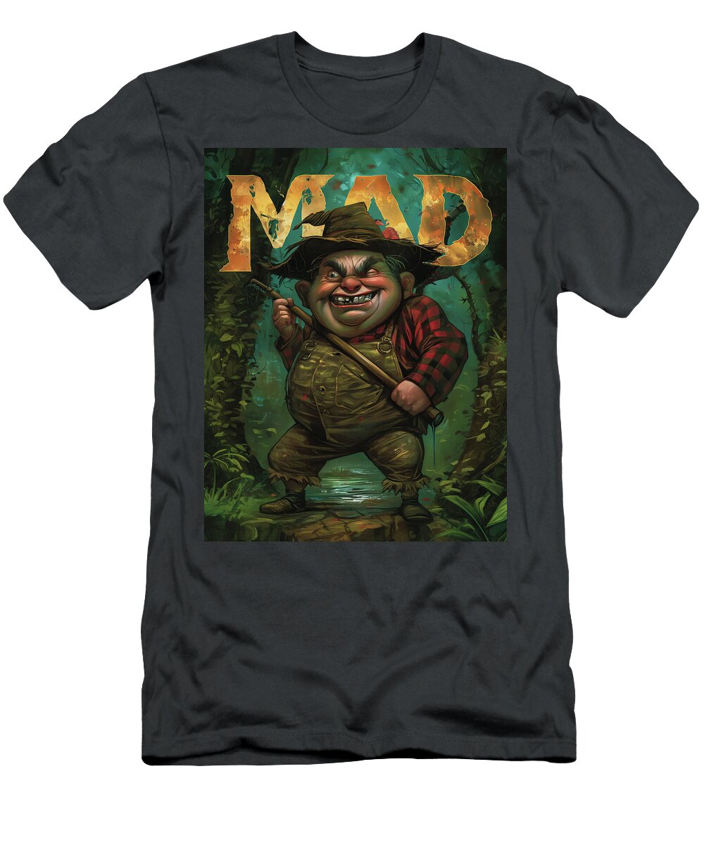 Gun Nut Mad Comic Book Cover 24 Mad Paperairplanes T-Shirt