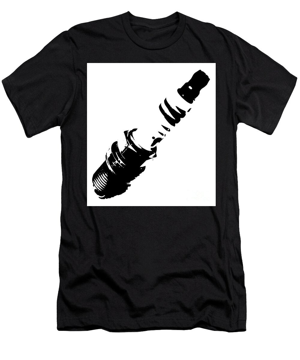 Half Tone Spark Plug Bigalbaloo Stock T-Shirt