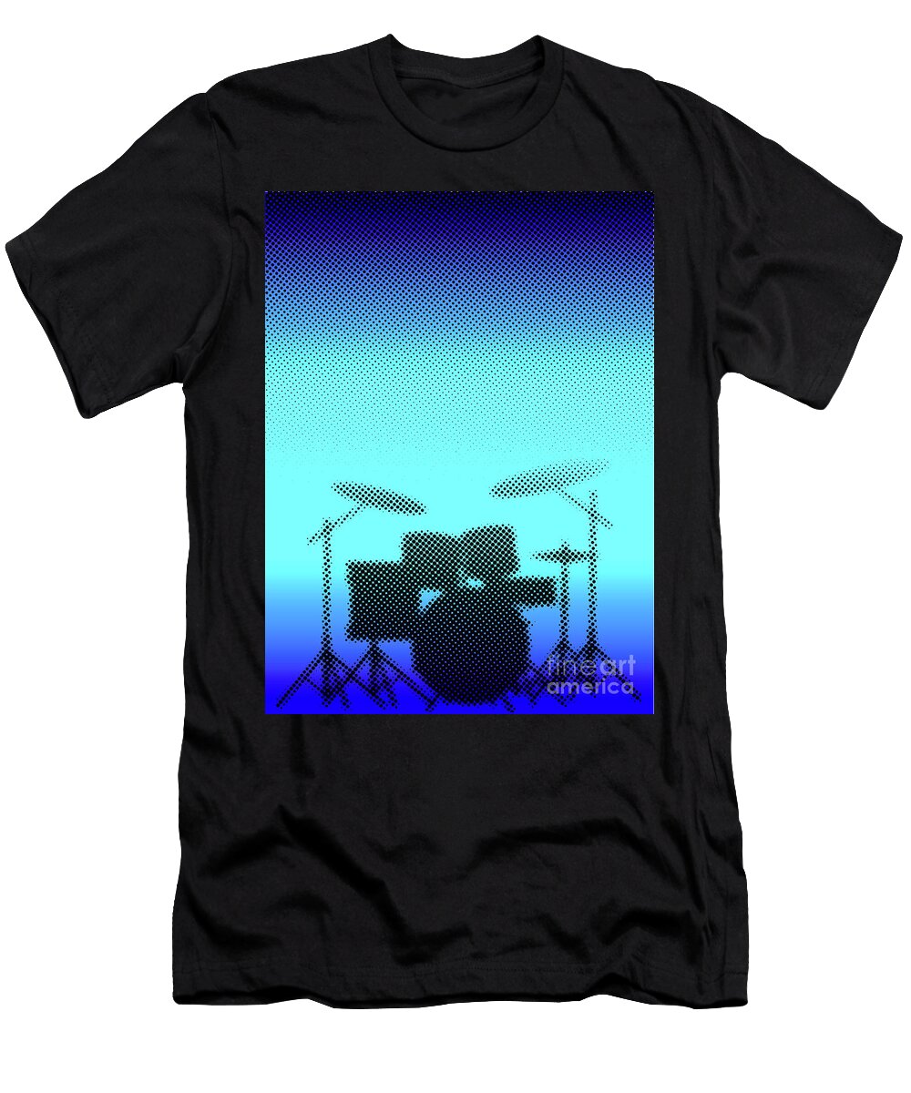 Halftone Band Poster Bigalbaloo Stock T-Shirt
