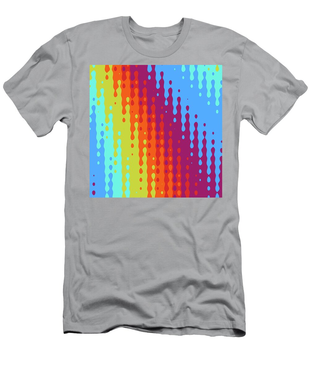 Halftone Blur Multi Color Background Tom Hill T-Shirt