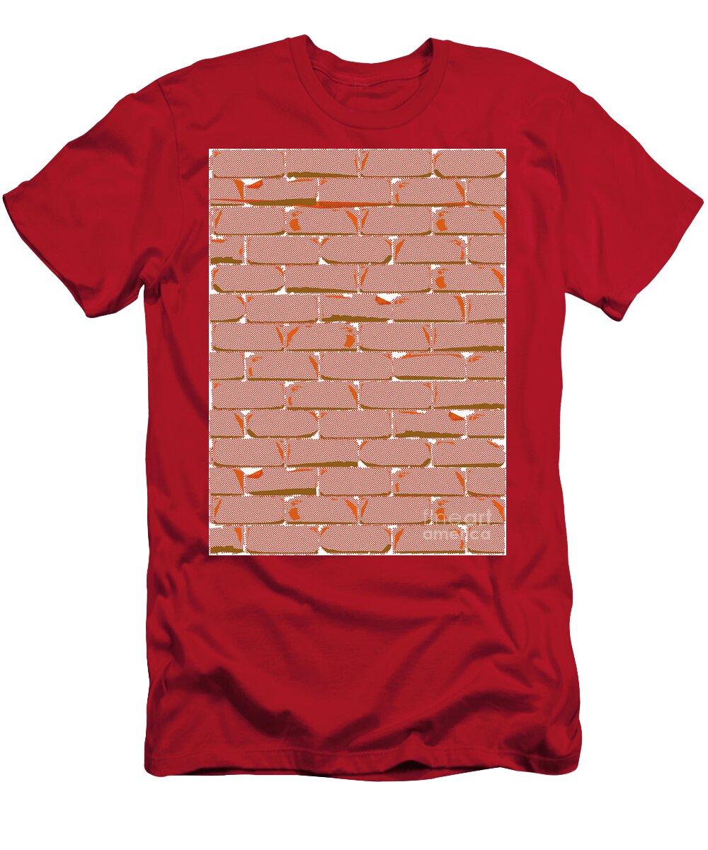 Halftone Brick Wall Bigalbaloo Stock T-Shirt