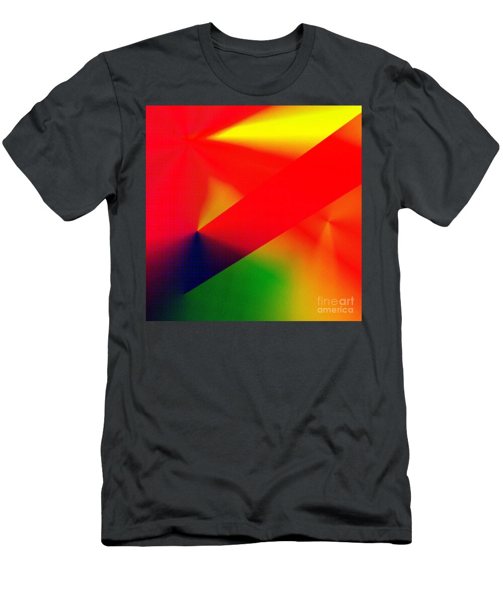 Halftone Colorful Abstract Susan Stevenson T-Shirt