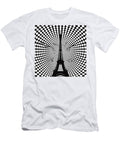Halftone Eiffel Tower Transmits the Wow Collection Scot Mcfiggen T-Shirt