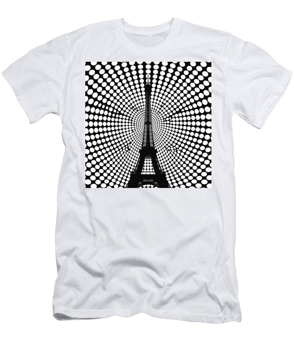 Halftone Eiffel Tower Transmits the Wow Collection Scot Mcfiggen T-Shirt